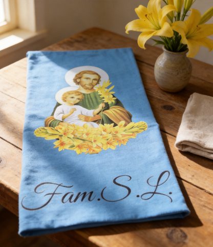 St. Joseph Family T-Shirt – Sky Blue | Fam. S.L.