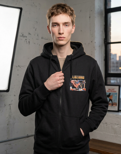 Cowboy Prayer Cotton Hoodie – Custom Halftone Art