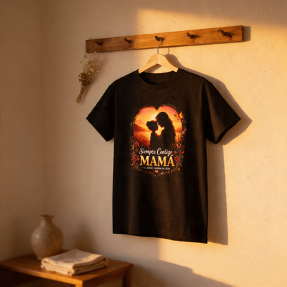 "Always With You, Mom" T-Shirt – Mother's Day Edition | Halftone Print